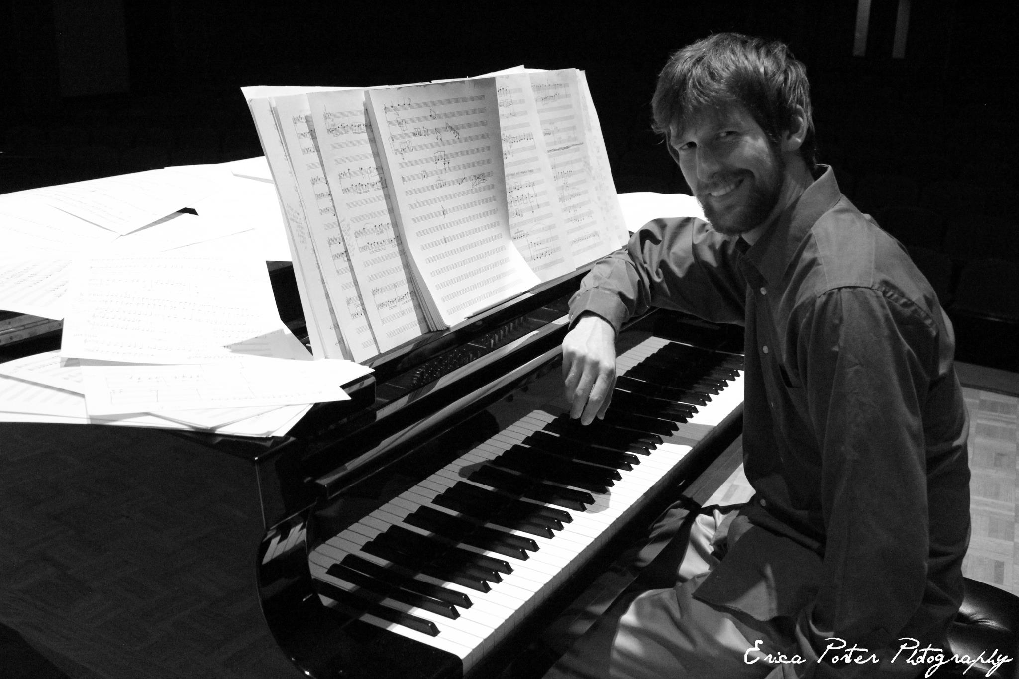 Tyler at the piano